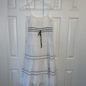 White cotton dress